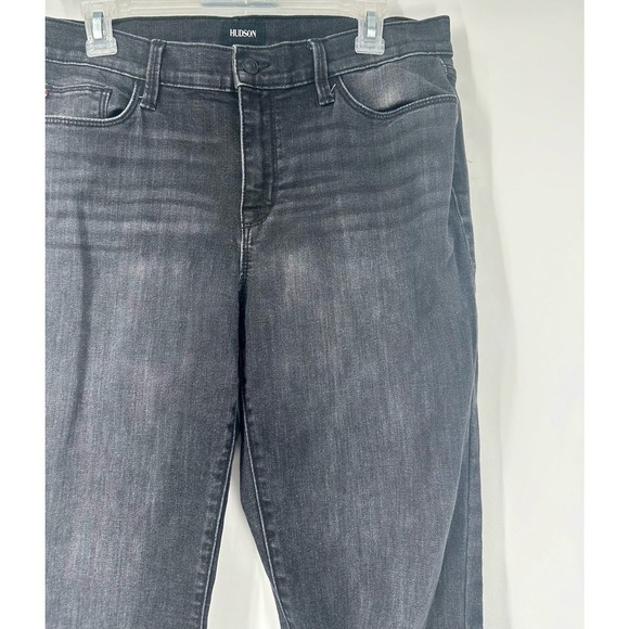 Hudson Natalie Distressed Slim Fit Boyfriend Jeans size 29 black - Picture 4 of 10
